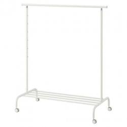 Kledingrek Ikea wit rigga