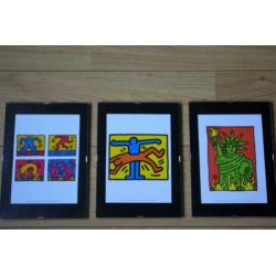 Keith Haring prenten 3X