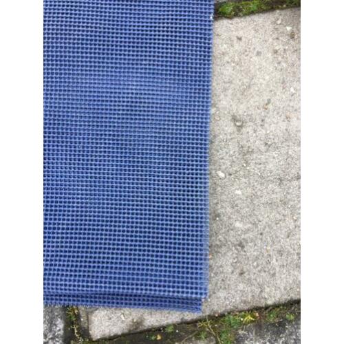 Tent tapijt 3,5 x 4,5 mtr blauw