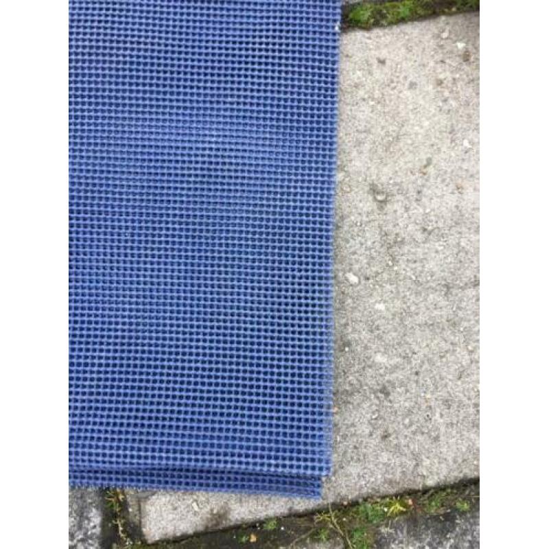 Tent tapijt 3,5 x 4,5 mtr blauw