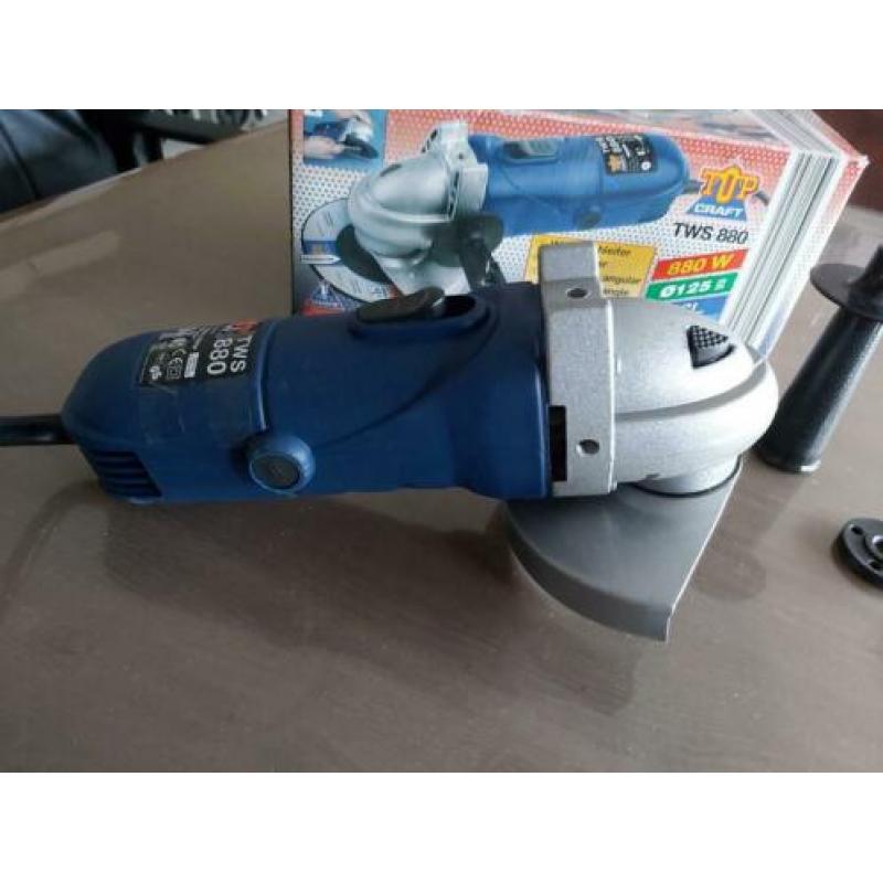 Haakse slijper nieuw Top Craft TWS 880 te koop