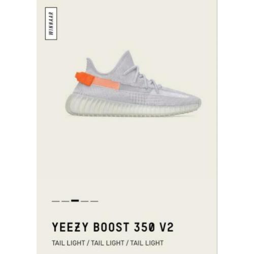 Yeezy Boost 350 V2 Tail Light - maat 42