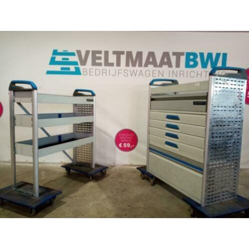 Sortimo Globelyst SET L+R inrichting €895,- dubbele cabine
