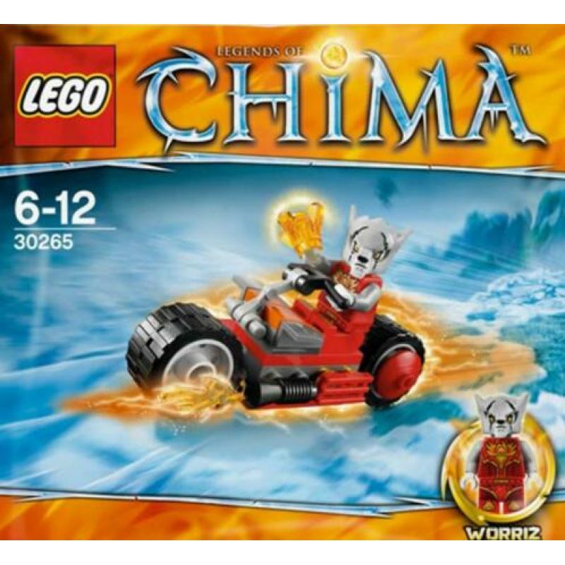 GoedLego 30265 Chima Polybag Worriz Vuurmotor - Polybag