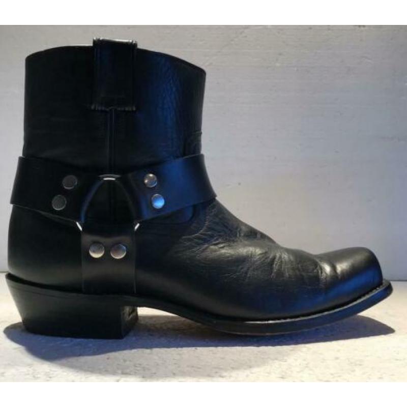 SANCHO HALF HOGE BOOTS / LAARZEN ZWART maat 44