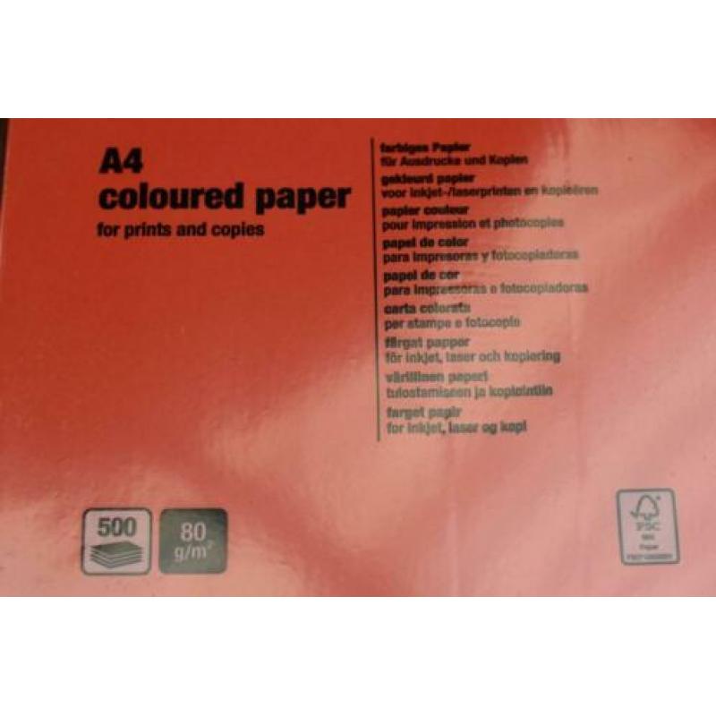 gekleurd papier