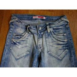 2783 Teens jeans spijkerbroek VINGINO; Mt=XS Nieuwstaat