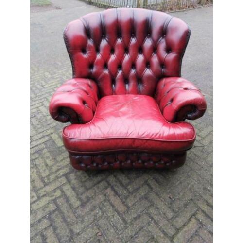 Chesterfield fauteuil oxblood