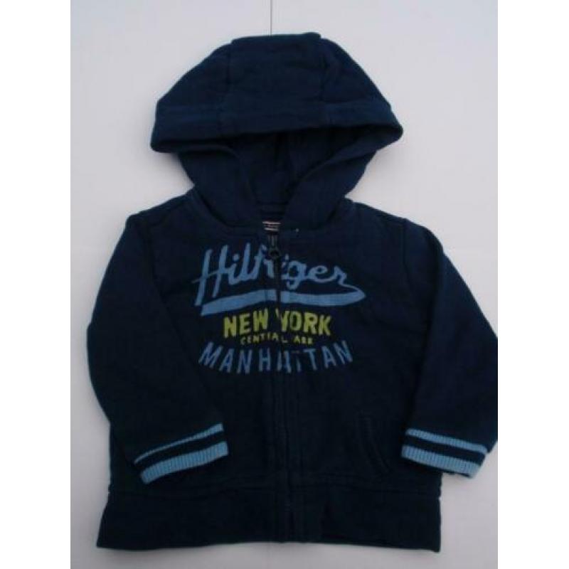 Tommy Hilfiger Donkerblauw Vestje / Vest Jasje Hoodie Bt 62