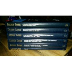 Box met 6 albums van Lucky luke, Complete Dargaud collectie