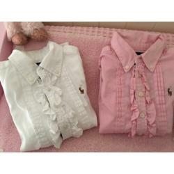 Ralph Lauren blouse maat 2T & 3T
