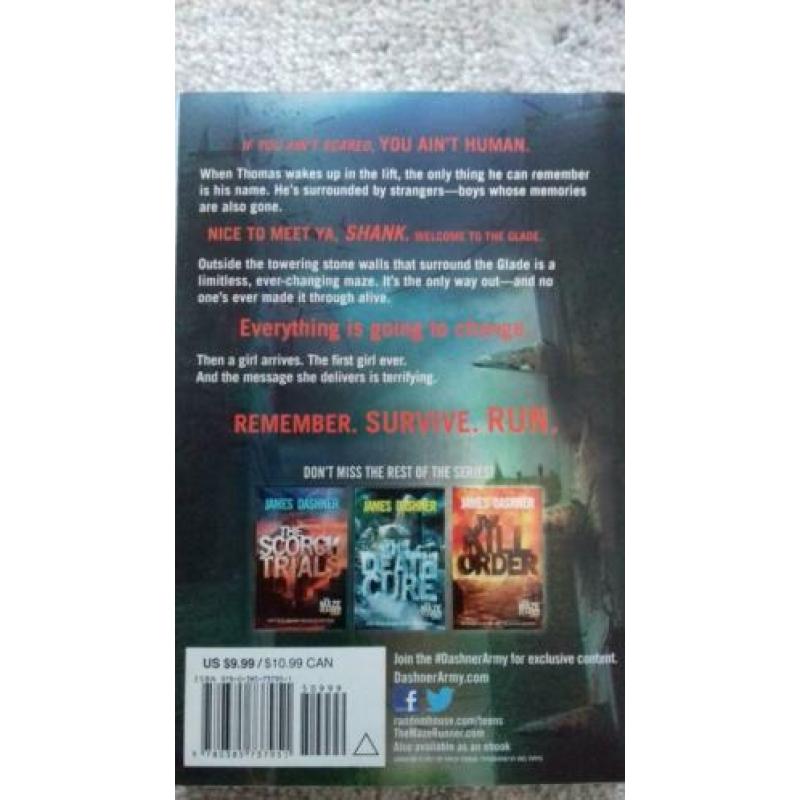 Maze Runner serie box set+ The Fever Code door James Dashner