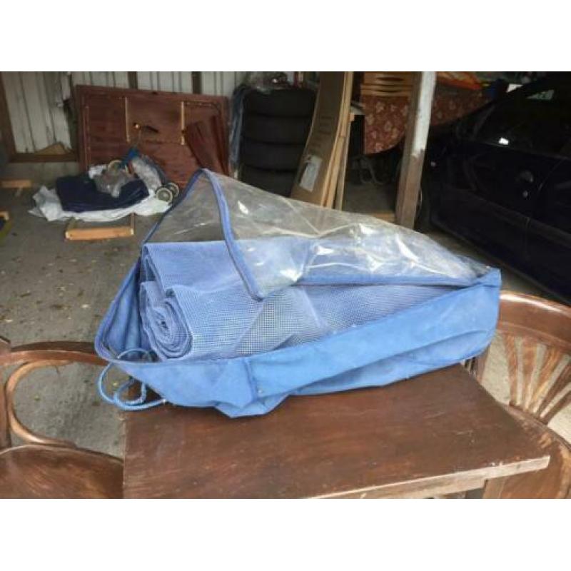 Tent tapijt 3,5 x 4,5 mtr blauw
