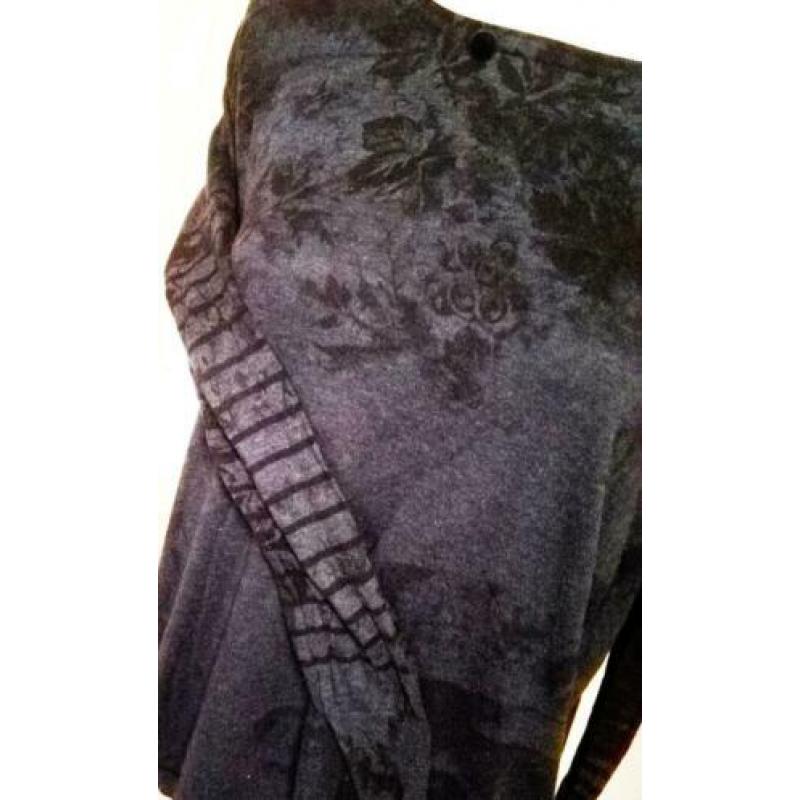 High use BLUE designer trui 'Pardon' - zgan - XL