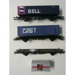 containerwagons voor wisselstroom