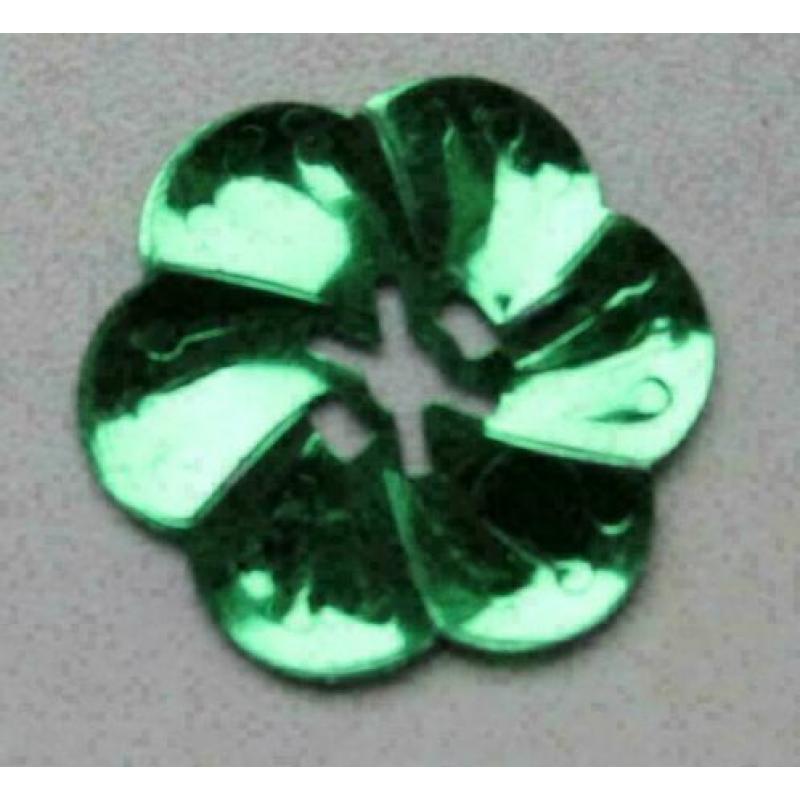 grote zak gekleurde metallic bloemen voor scrapbooking 30 mm
