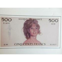 Banque de France,met bedacht geld o.a. L. Picasso. boekje.