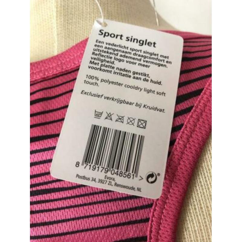 Nieuwe sport topje maat m