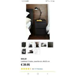 Ikea malm nachtkastje