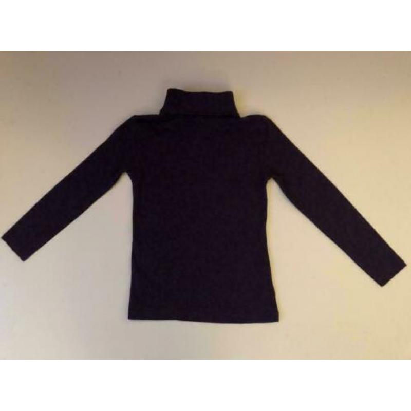 paarse col longsleeve, ALS NIEUW, 122 - 128