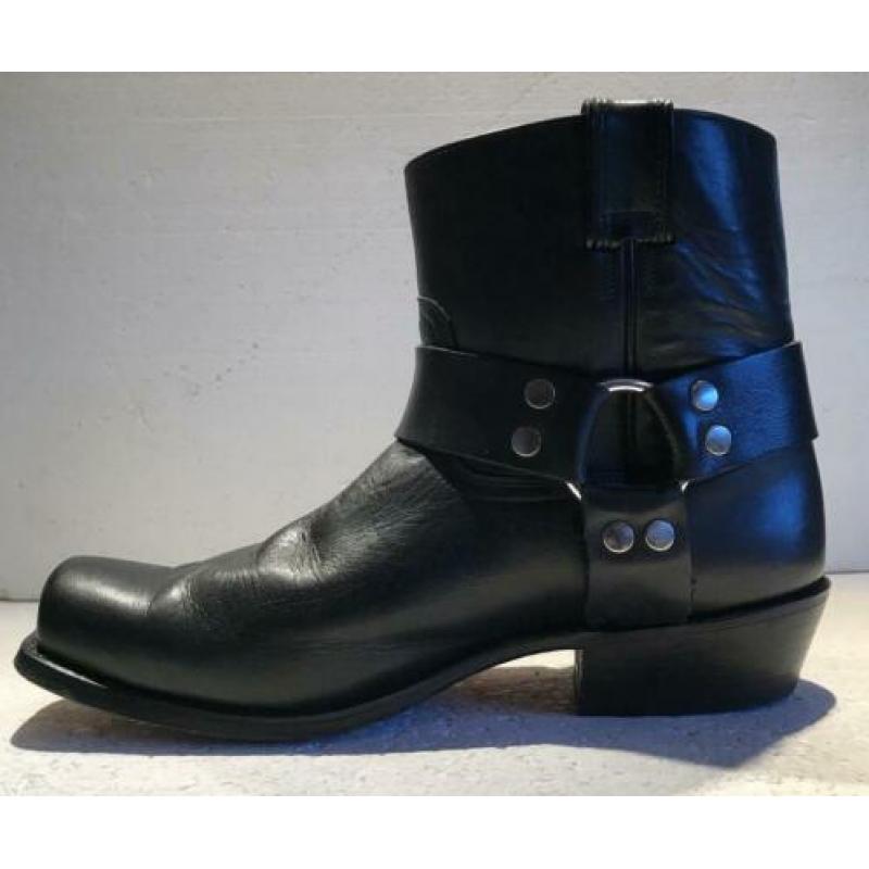 SANCHO HALF HOGE BOOTS / LAARZEN ZWART maat 44