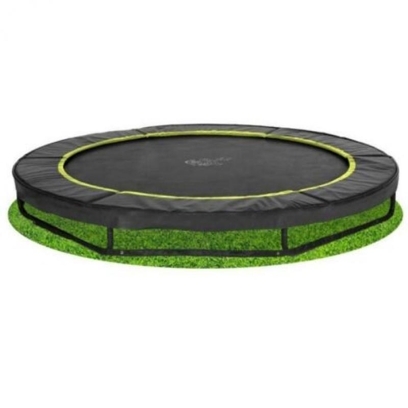Ingraaf Trampoline Magic Circle Pro Black 244 inground 819