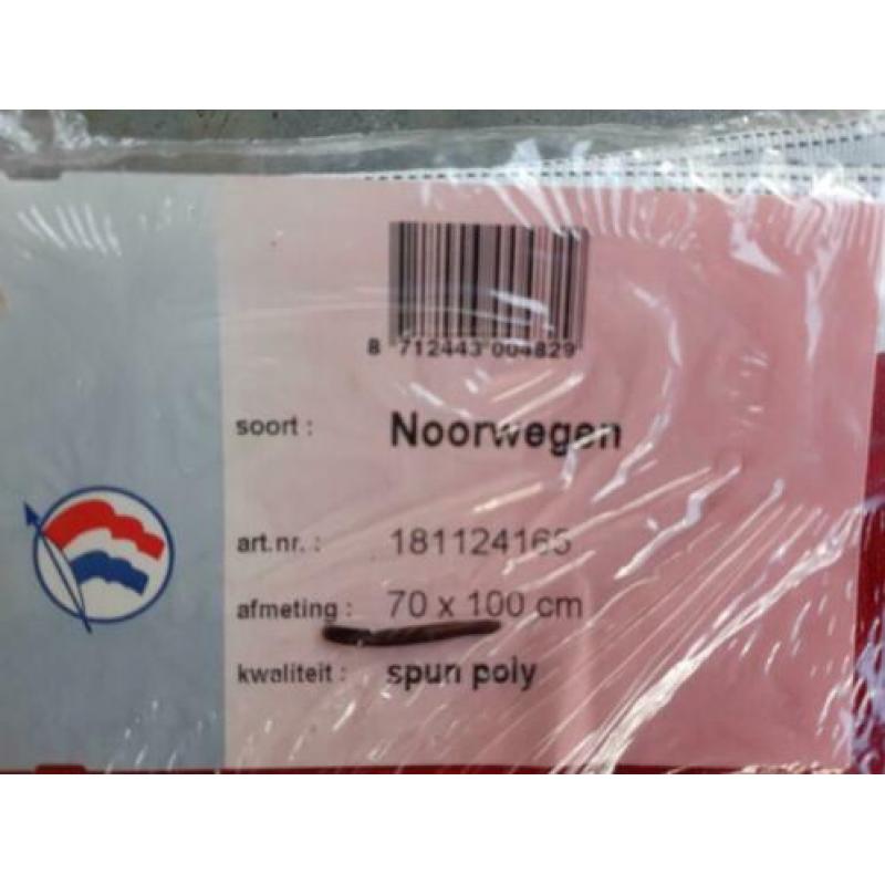 Noorwegen 100x70cm nieuw vlag