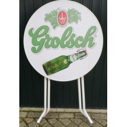 Grolsch statafel voor in café kroeg keet mancave bar schuur