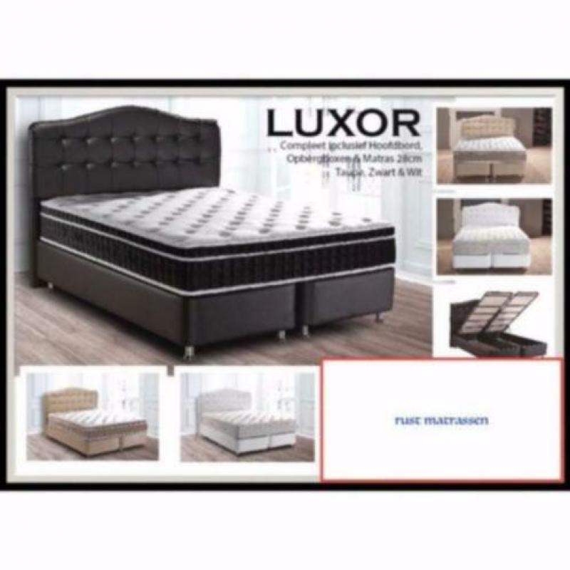 Complete baza boxsprings luxor met opbergruimte