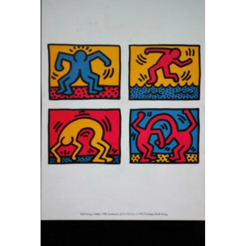 Keith Haring prenten 3X