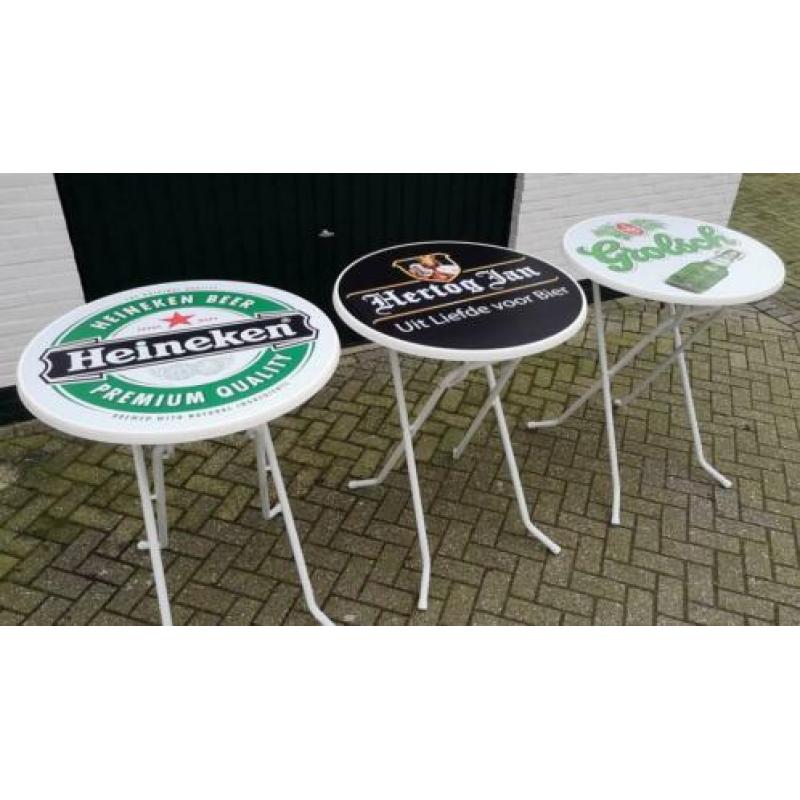 Grolsch statafel voor in café kroeg keet mancave bar schuur