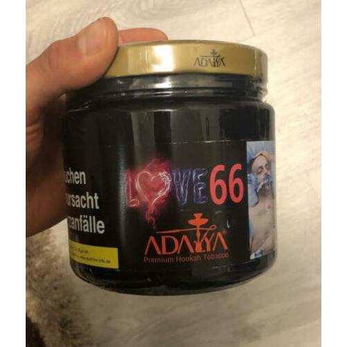 Adalya love 66, dubbel appel, mango tango ice, el fakher