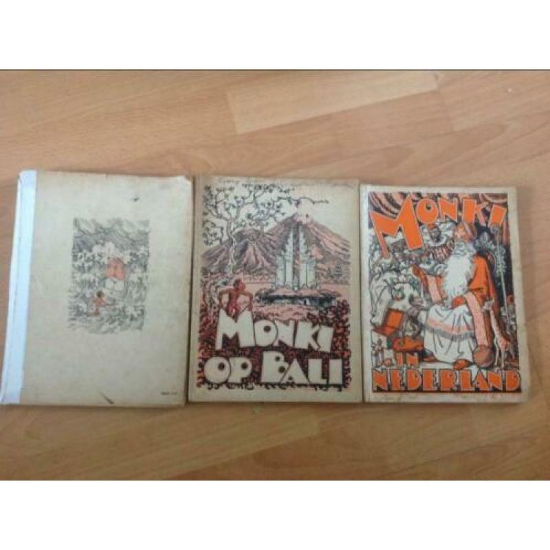 3 stripboeken van Monki