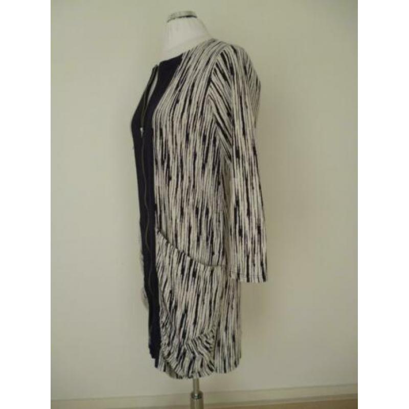 Ophilia donkerblauwe jurk/vest/tuniek maat 3 (46)