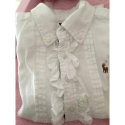 Ralph Lauren blouse maat 2T & 3T