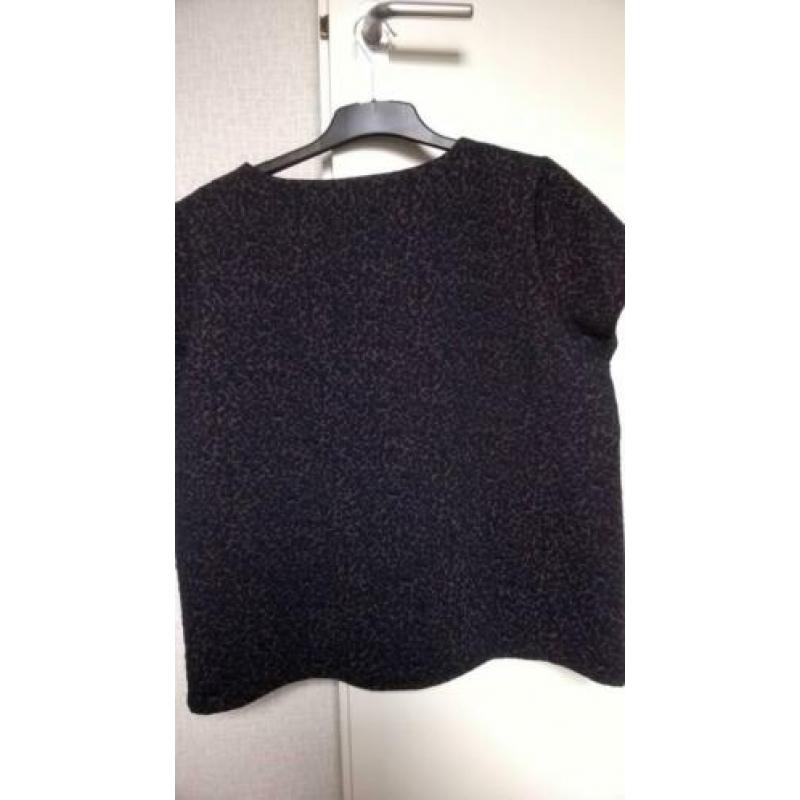 We Fashion nieuwe top blauw brons lurex maat XXL incl verz