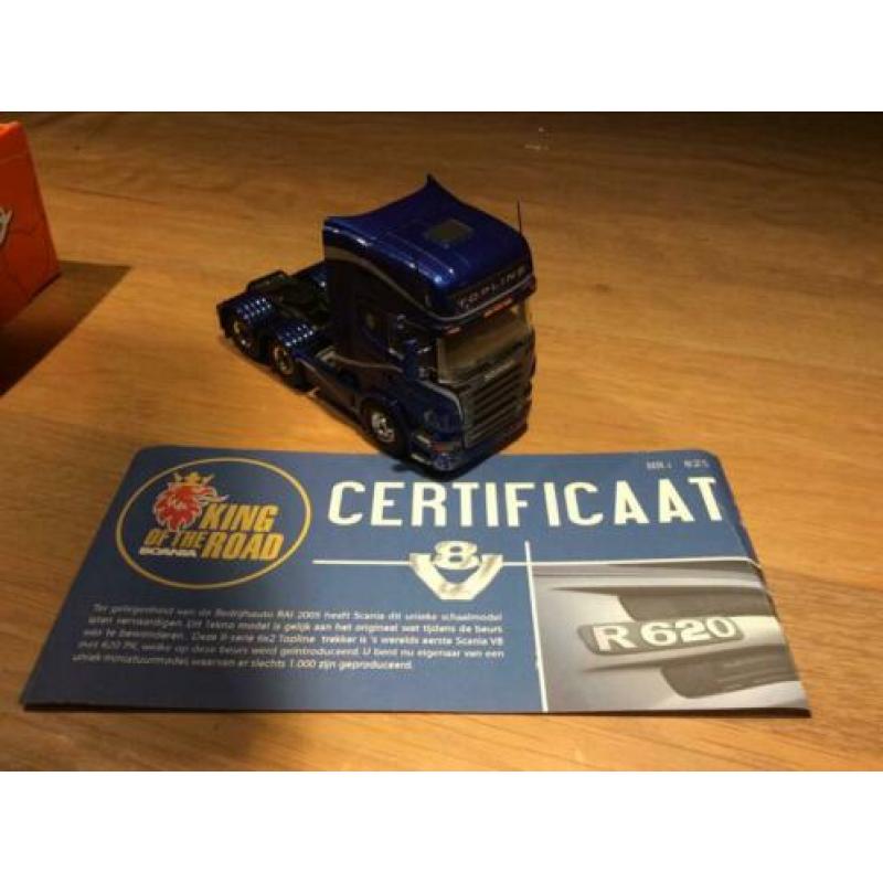 Tekno Scania Rai 2005 Topline 6x4 met certificaat