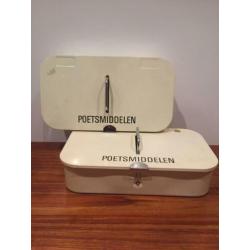 Brabantia Vintage Retro Poetsmiddelendoos Poetsdoos 2x