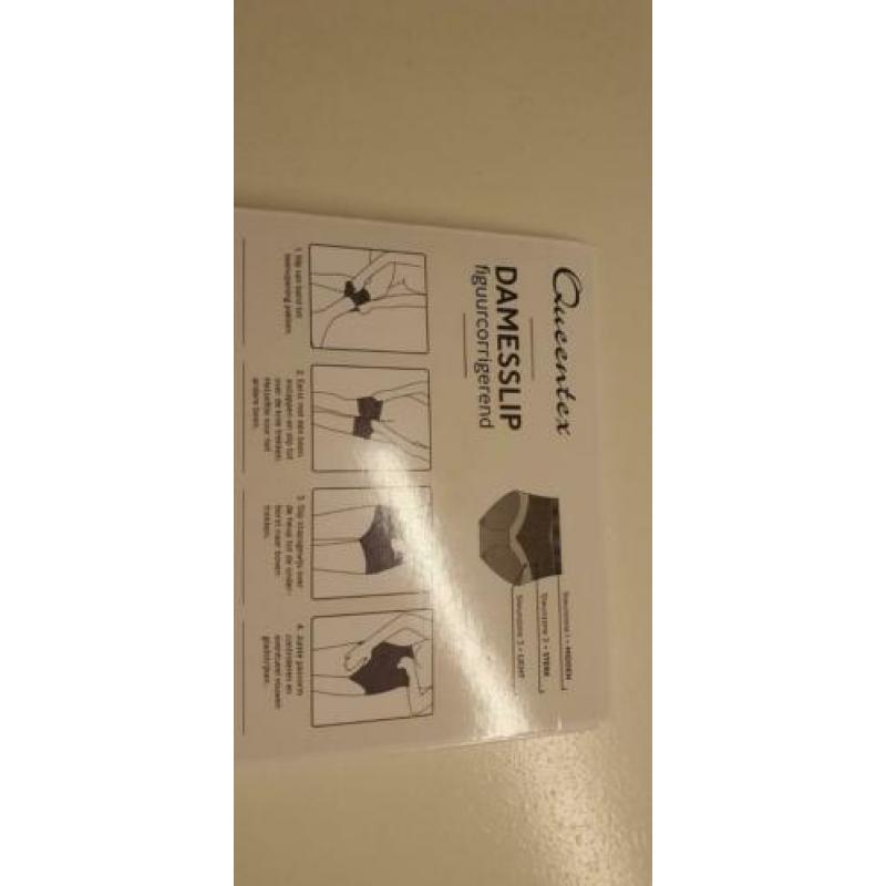 Queentex corrigerende damesslip maat M, nieuw in verpakking!