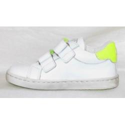 SHOESME maat 22 klitteband sneaker wit/geel gratis verzenden