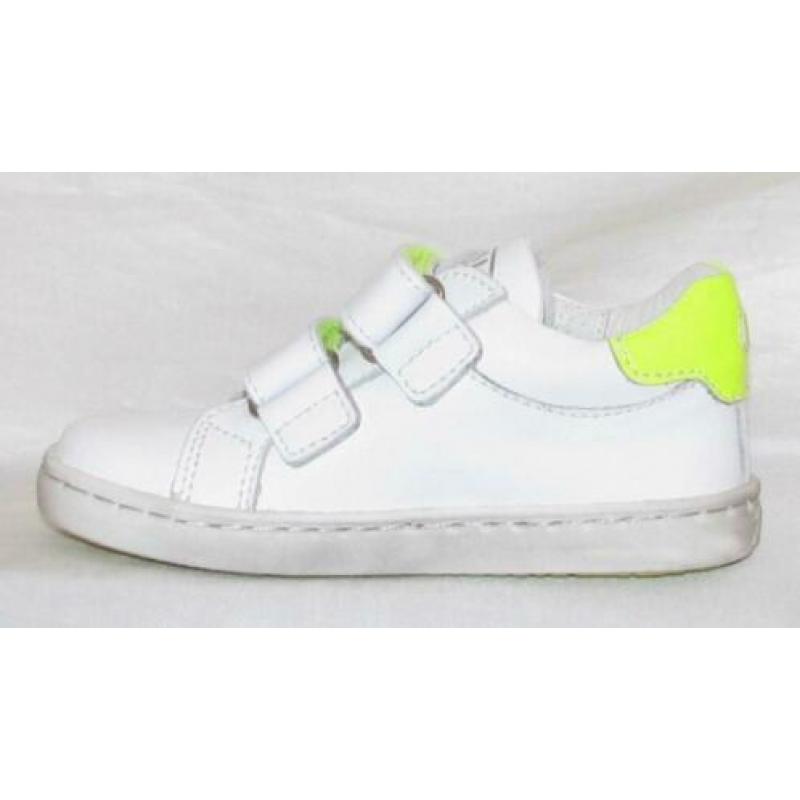 SHOESME maat 22 klitteband sneaker wit/geel gratis verzenden