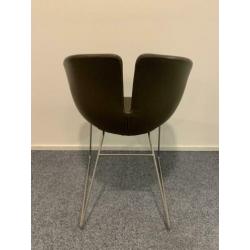 6x Moroso Fjord / Bruin leer / Patricia Urquiola