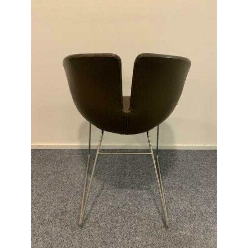 6x Moroso Fjord / Bruin leer / Patricia Urquiola