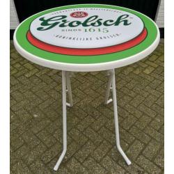 Grolsch statafel voor in café kroeg keet mancave bar schuur