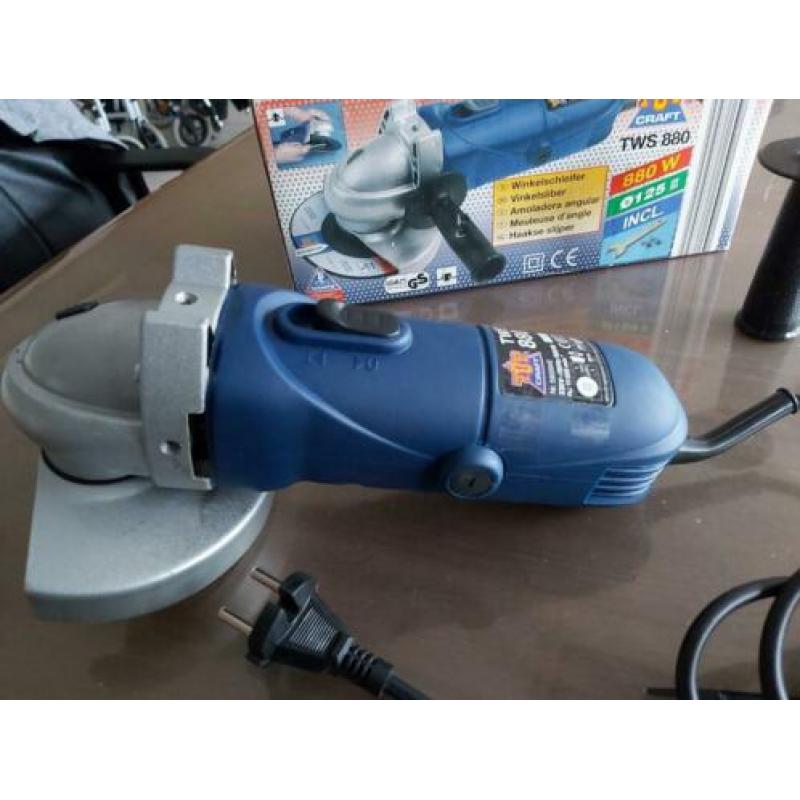Haakse slijper nieuw Top Craft TWS 880 te koop