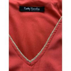 Betty Barclay koraal/goud jurkje - 40 - New