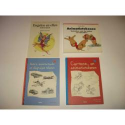 Wegens stoppen met teken- en schilderhobby:diverse boeken