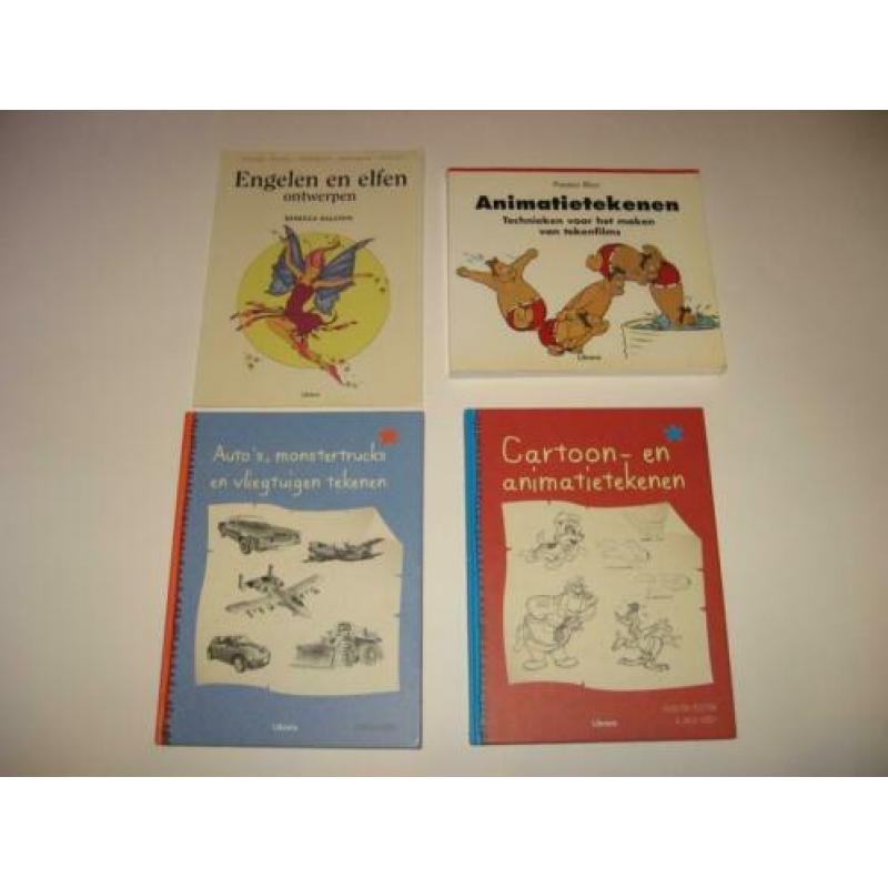 Wegens stoppen met teken- en schilderhobby:diverse boeken