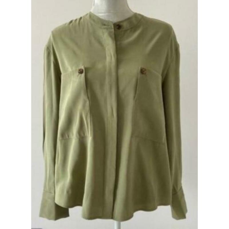 Mango blouse in legergroen. NIEUW!