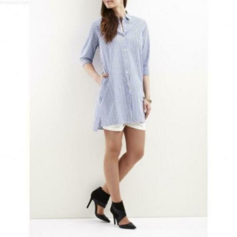 Object vlot lange gele gestreepte blouse mt 36/S KOOPJE